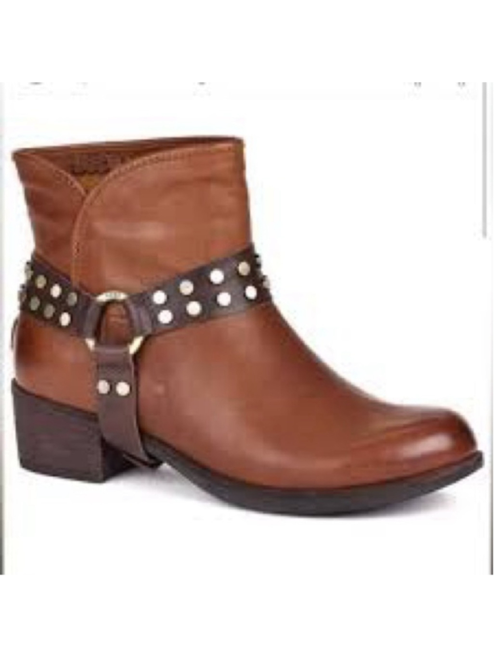 UGG Studded Brown Ankle Boots